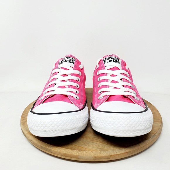 Converse Shoes Womens 7 Pink Chuck Taylor All Star Low Sneakers Lace Up - Picture 3 of 13